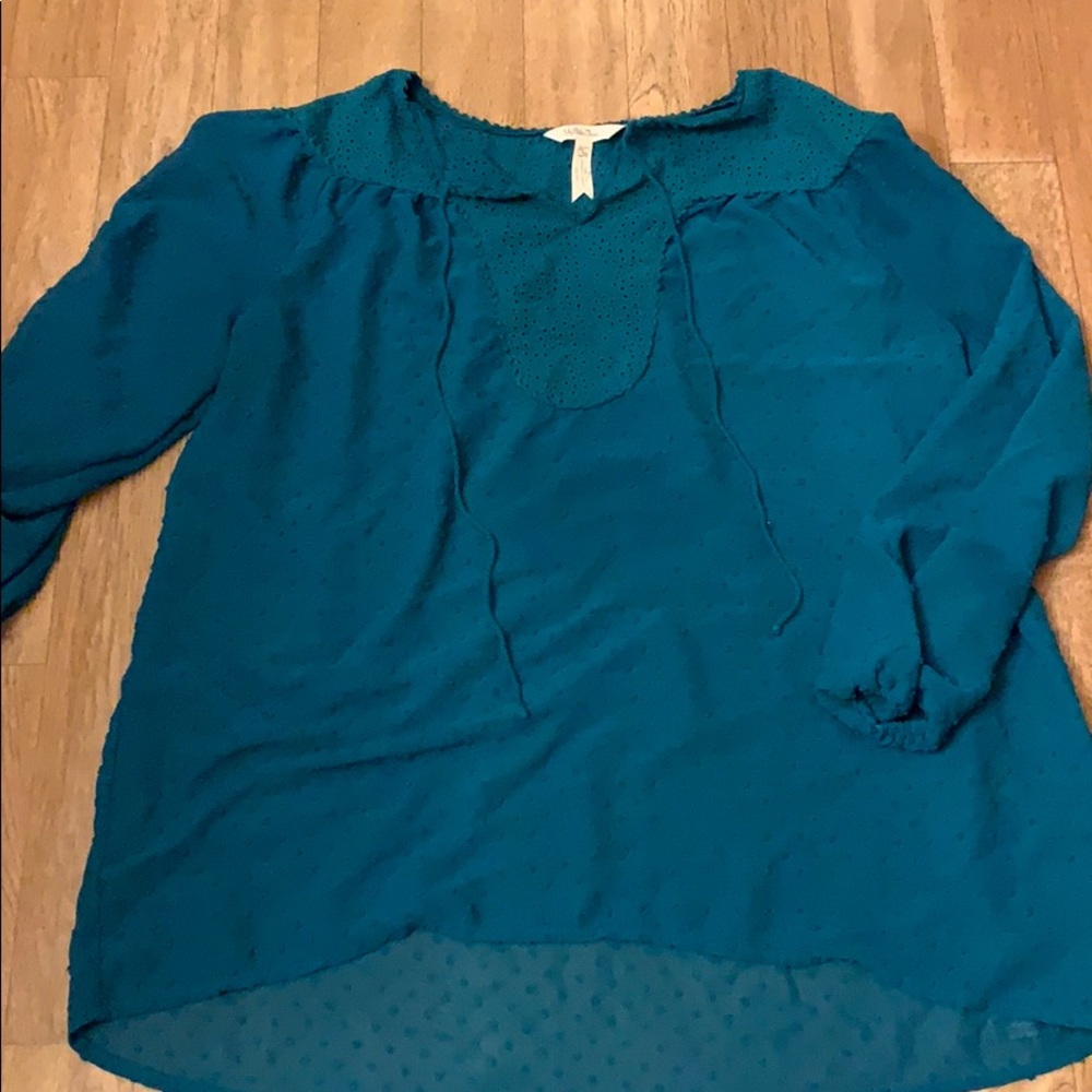 Teal Matilda Jane shirt
